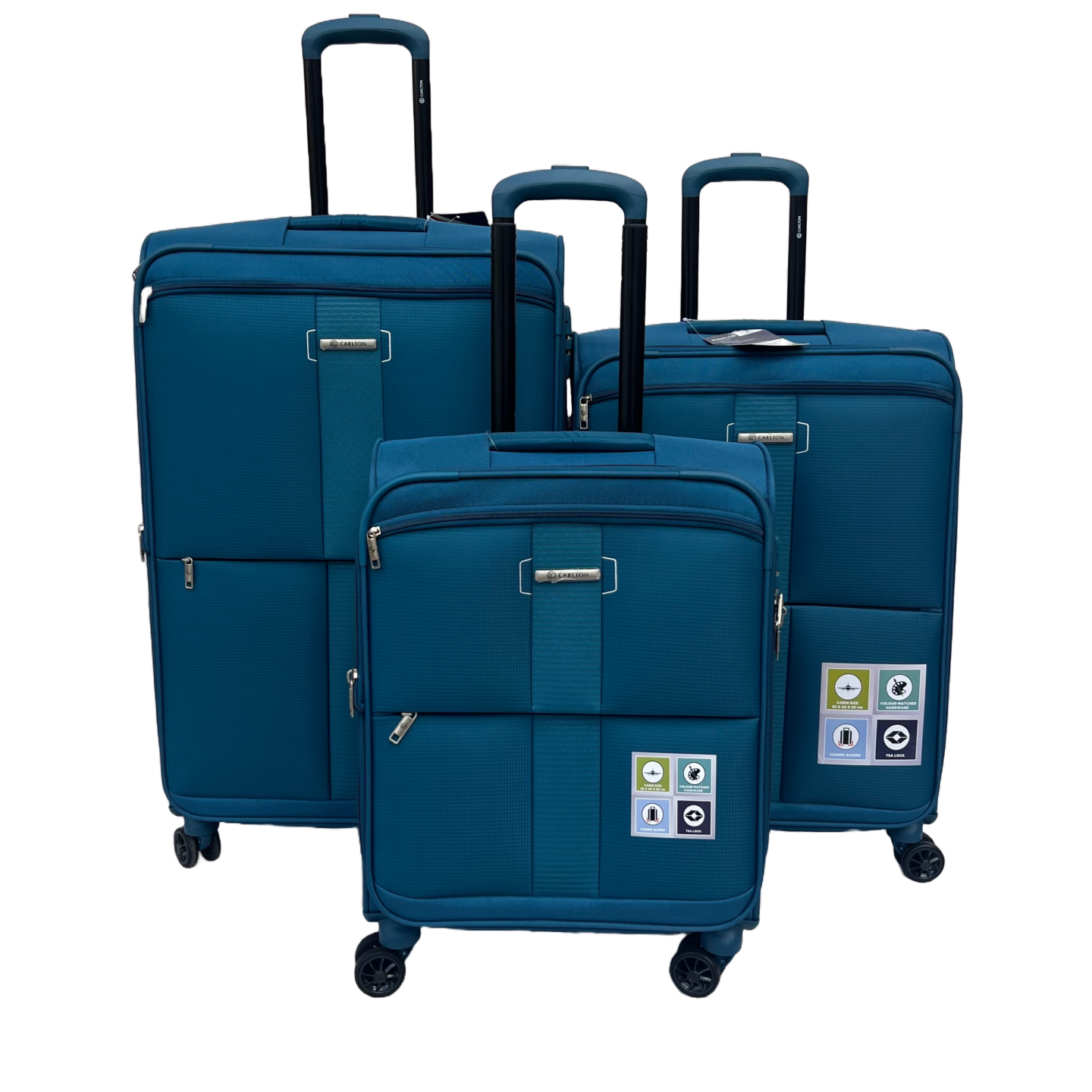 Carlton Newbury Plus Suitcase Peacock Blue